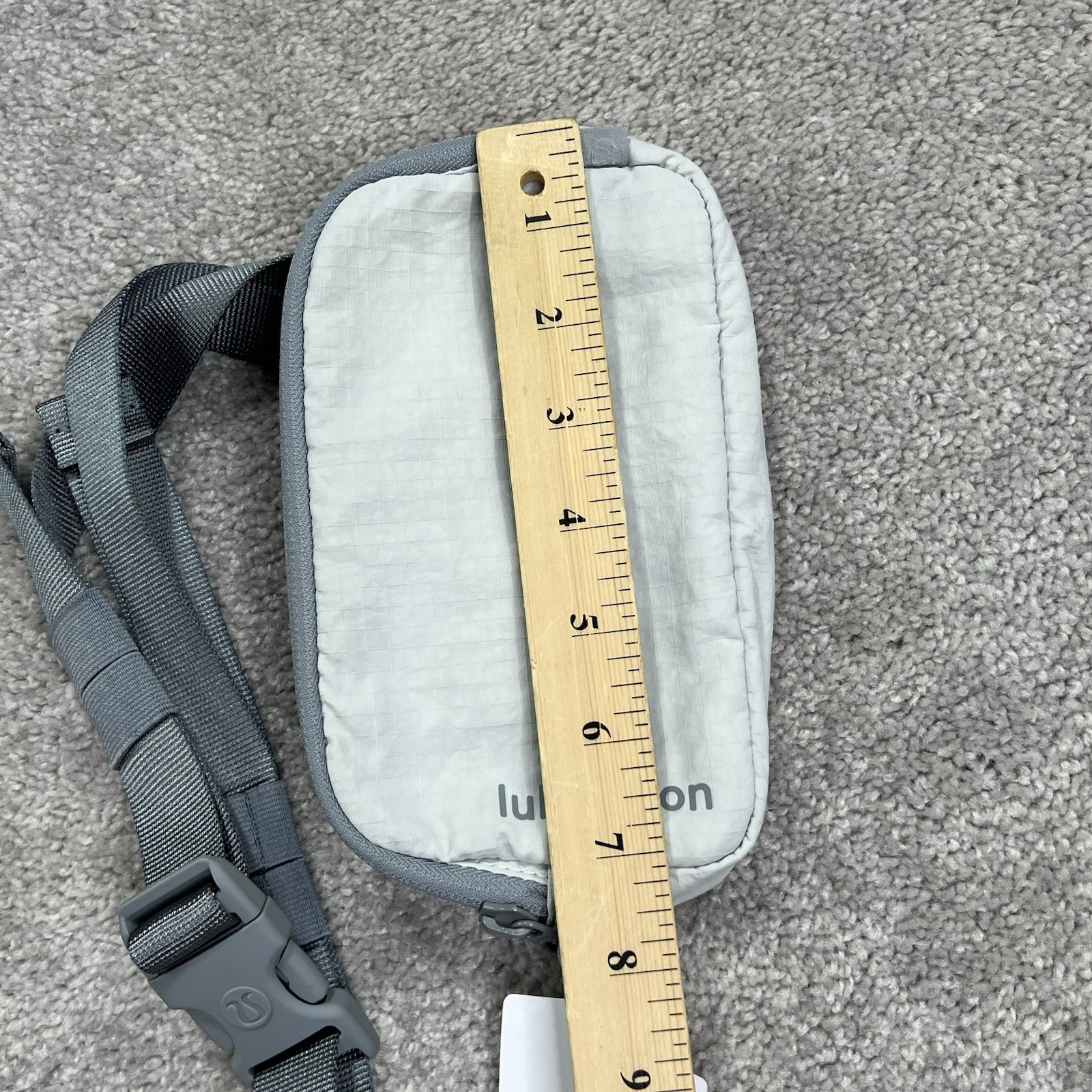 Lululemon Everywhere Mini Belt Bag Gray Ripstop Adjustable LU9BJ9S New NWT