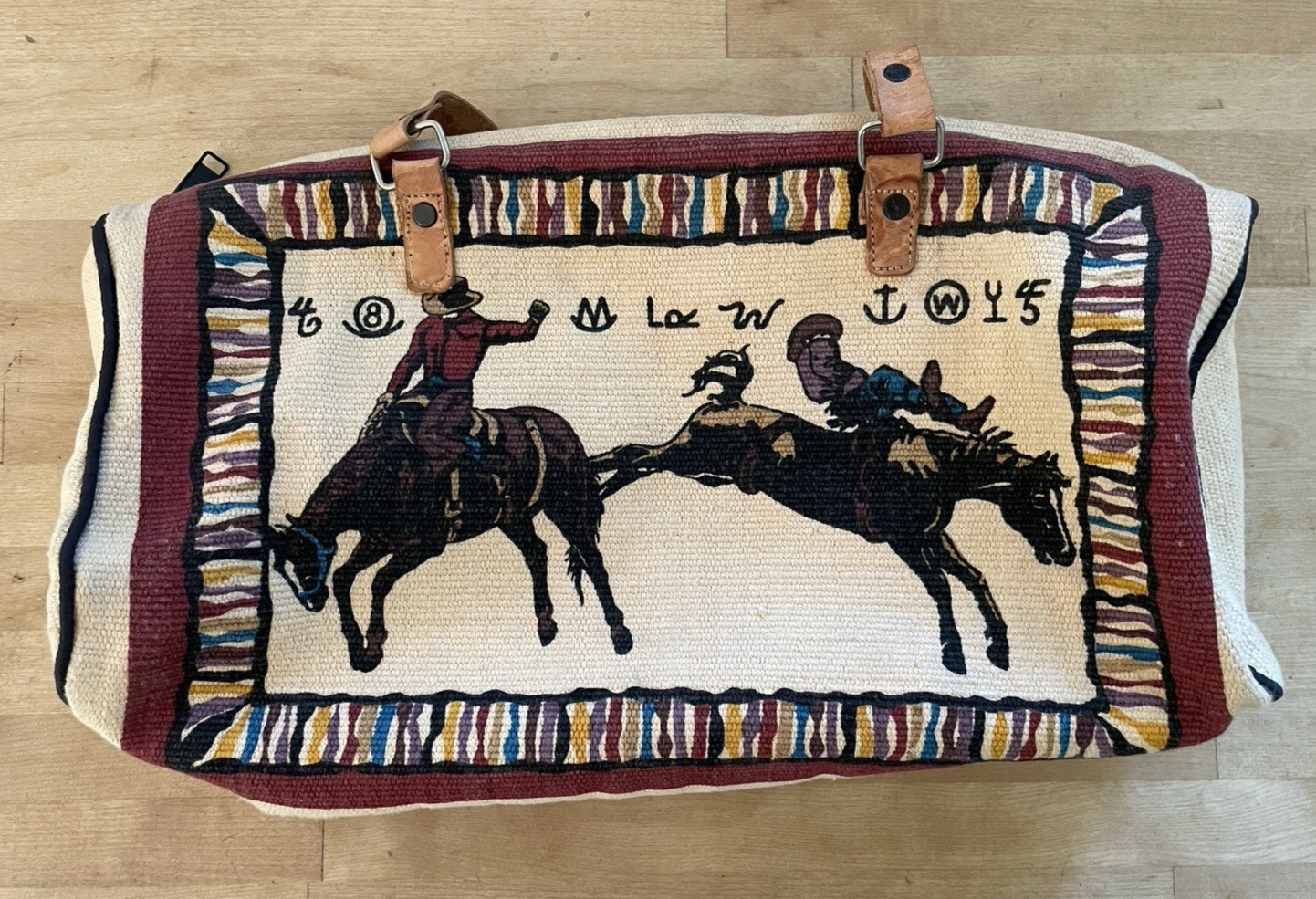 El Paso Saddleblanket and Co Bag with Rodeo design