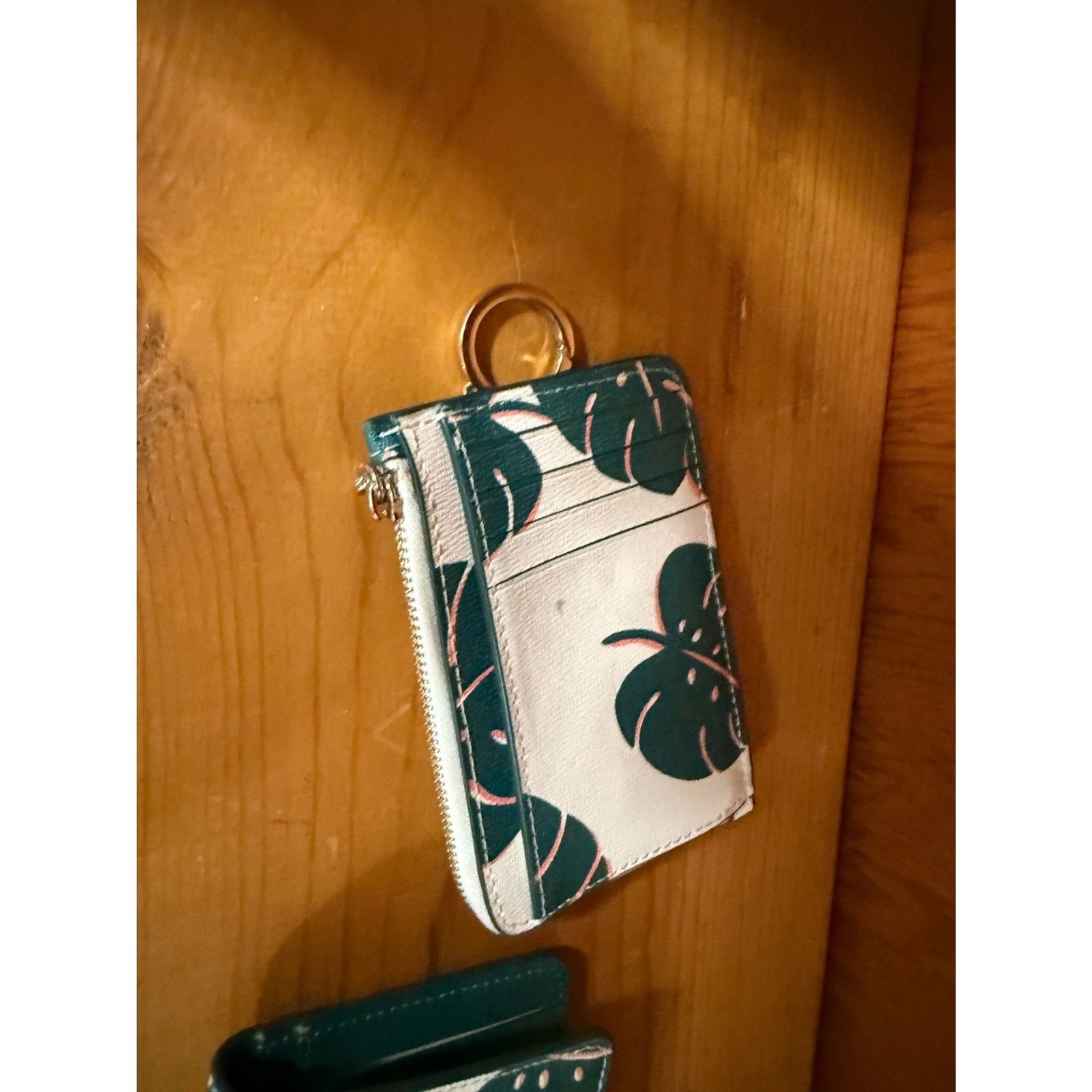 Kate Spade Monstera Leaf Wallet and Card Holder