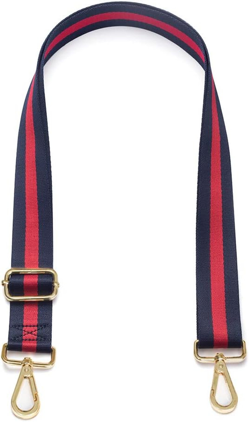 Wide Adjustable Crossbody Purse Strap Replacement – Stripe Design