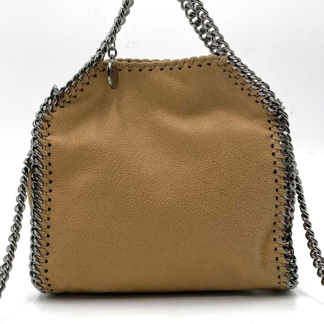 Stella McCartney Falabella 2way Shoulder Crossbody Chain Bag Beige Authentic