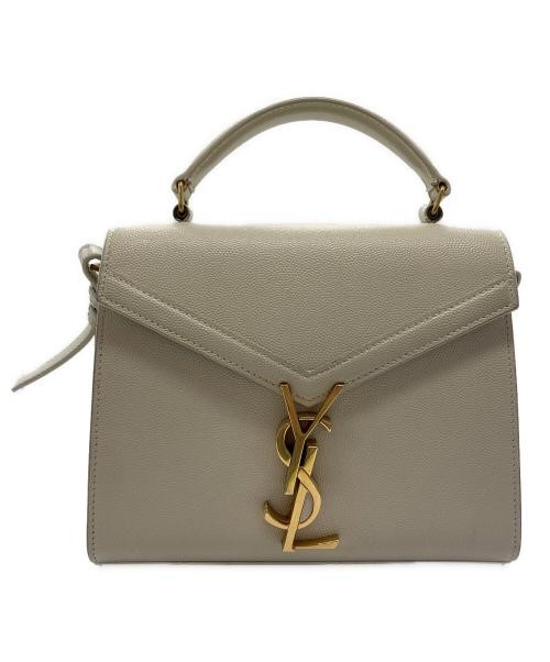 Saint Laurent Cassandra Beige 2Way Top Handle Bag Handbag Shoulder Bag Dust Bag