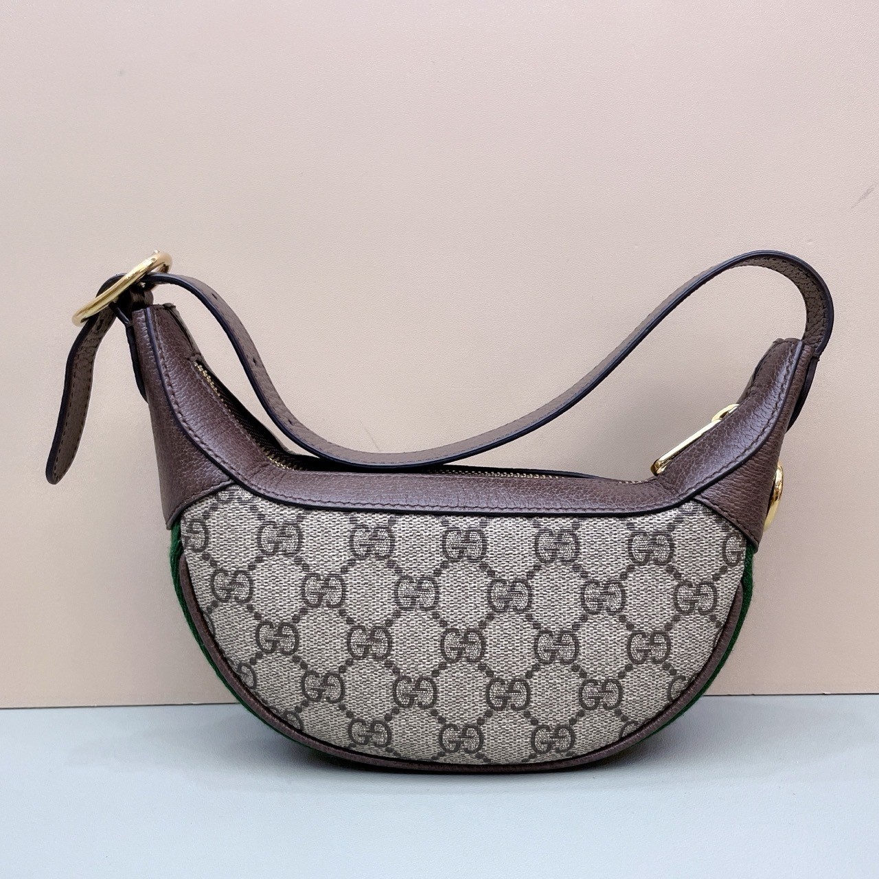 GUCCI Ophidia Mini Crescent Pea Underarm Shoulder Bag For Women