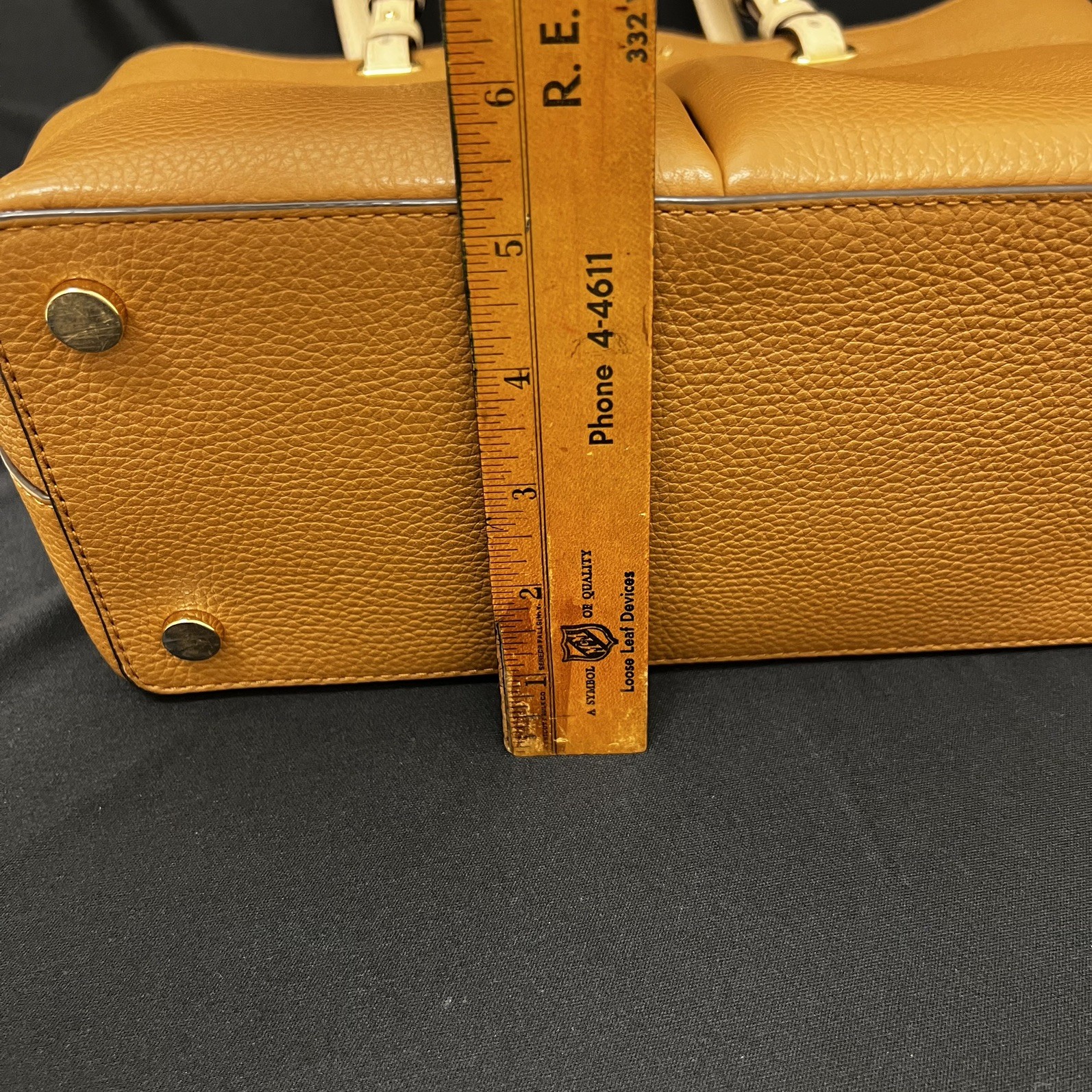 Michael Kors Bedford Medium Top Zip Pocket Purse/Tote Brown