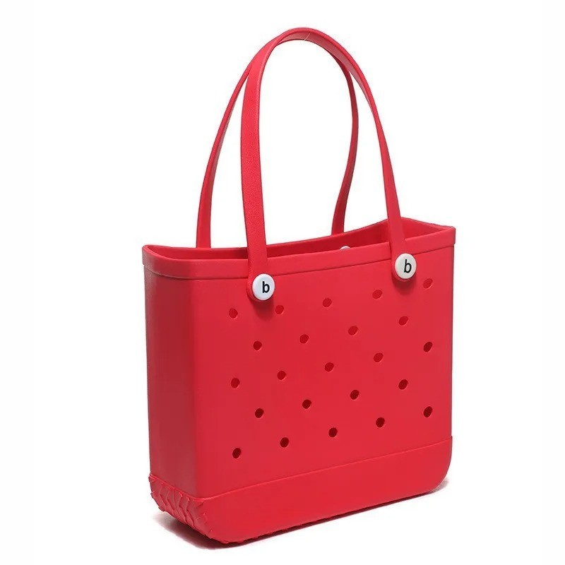 Large Waterproof EVA Beach Tote Bag Women Summer Pool Travel Shoulder Handbag