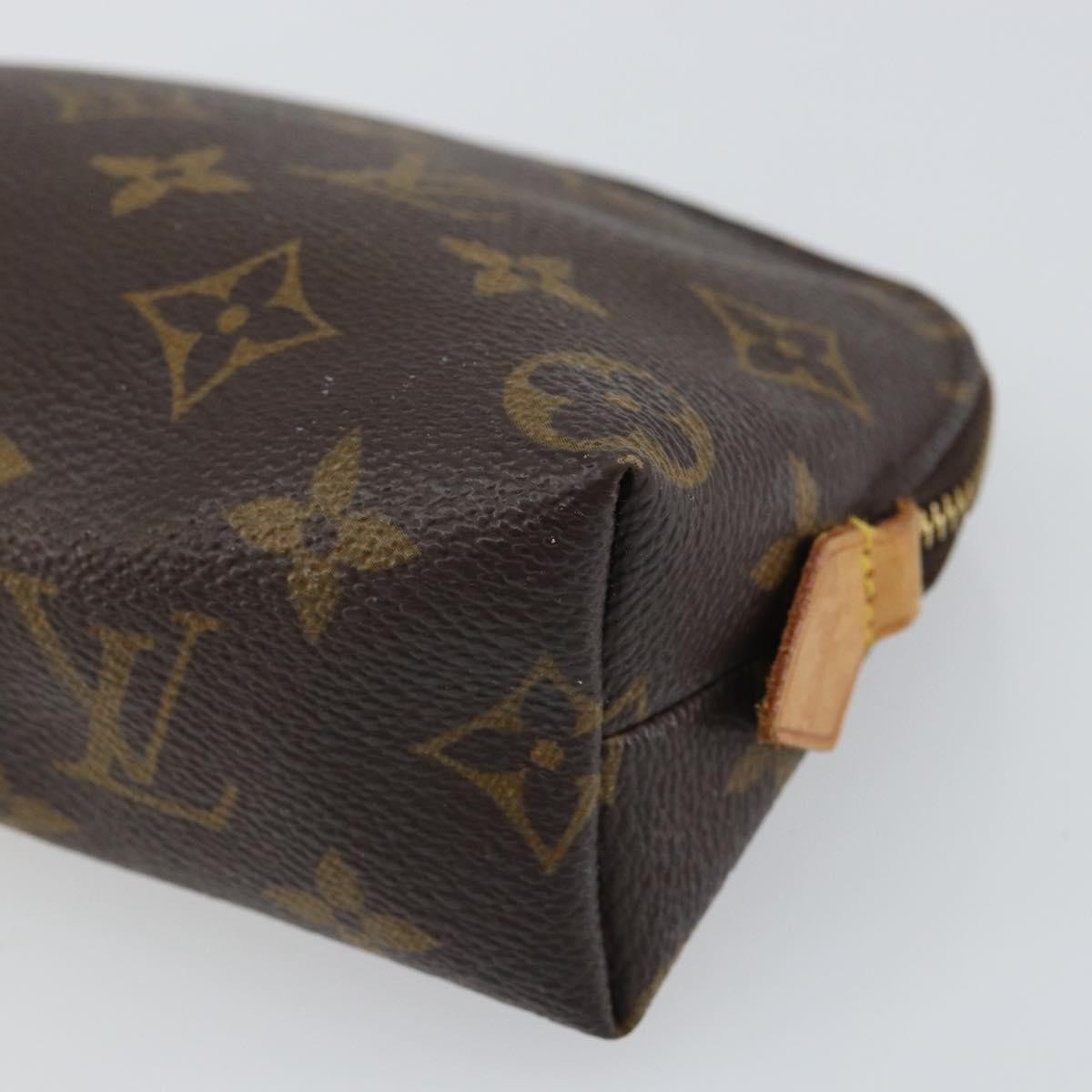 LOUIS VUITTON Monogram Pochette Cosmetic PM Pouch M43998 LV Auth BA9445