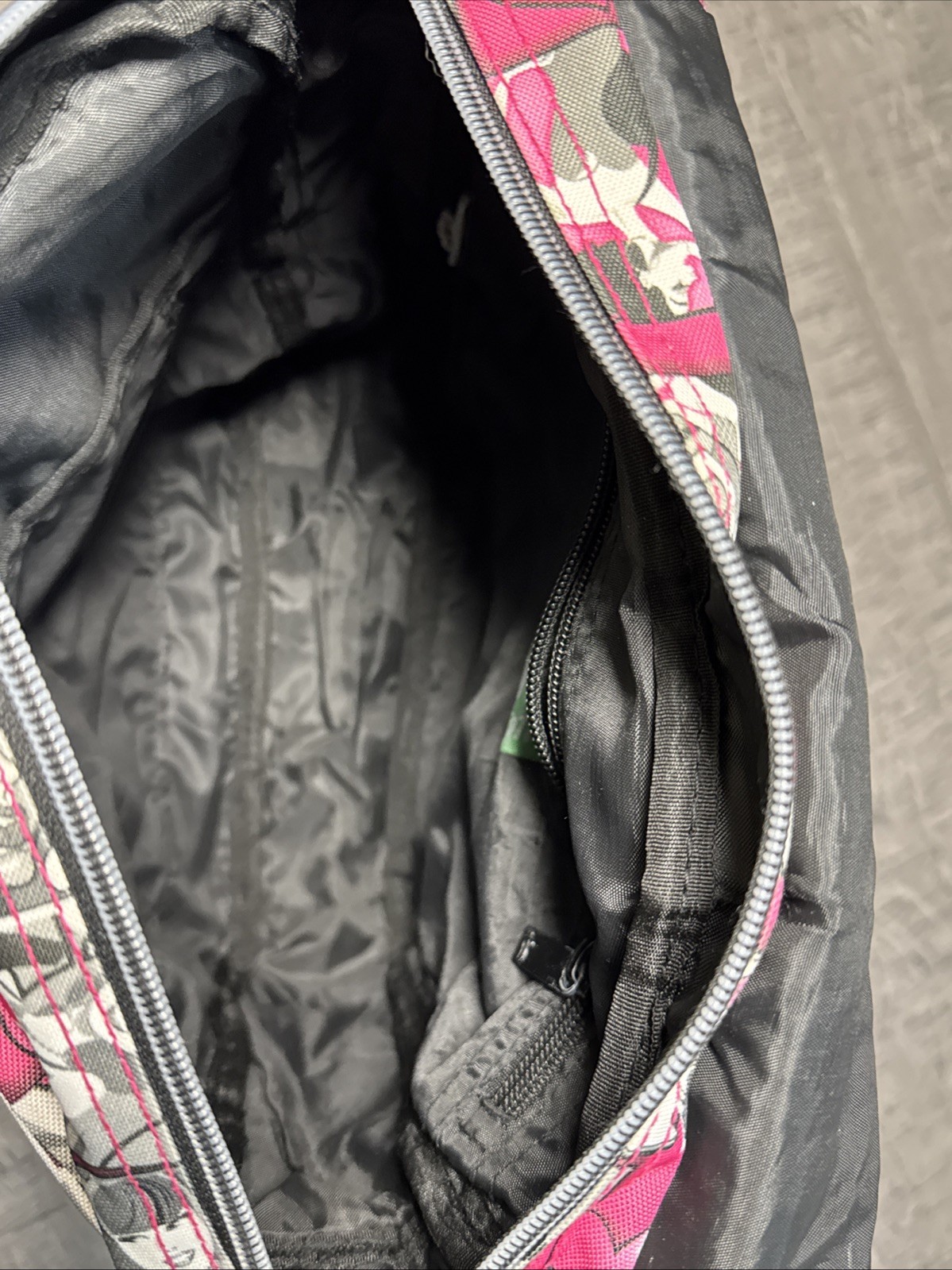 Totto Pop Art Comic Print Messenger Bag Crossbody Retro Y2K Pink Black