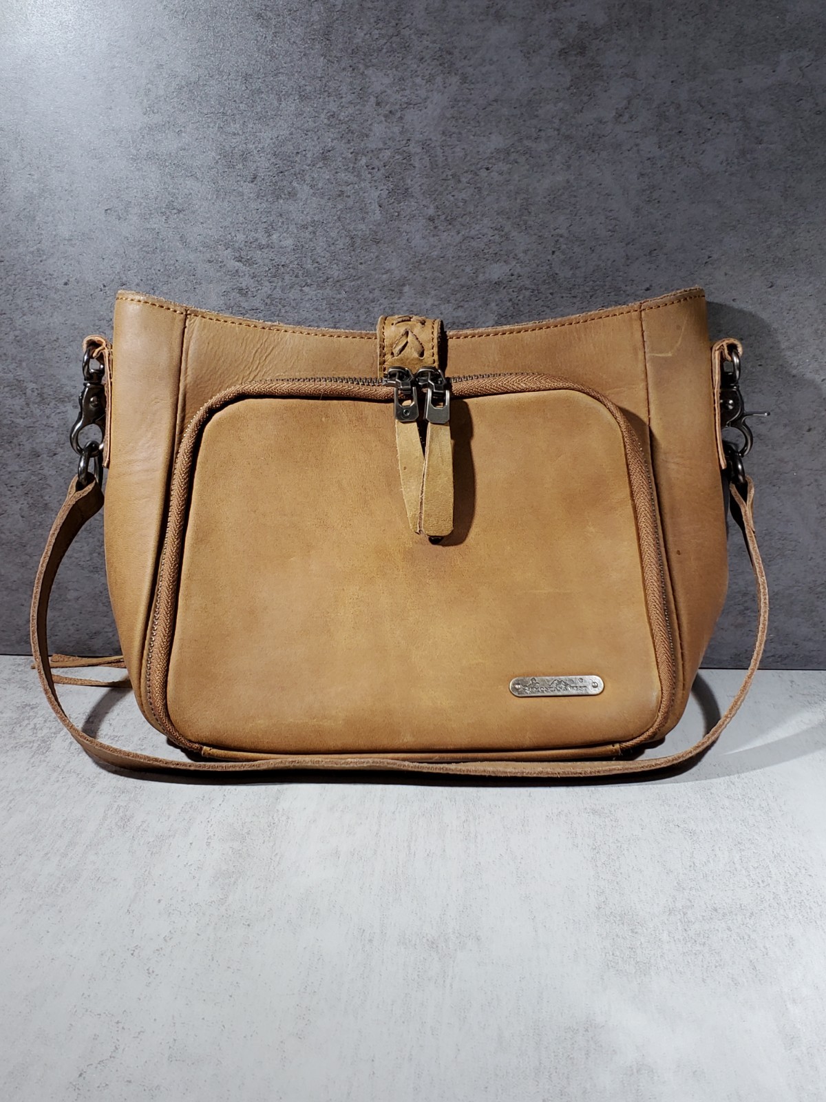 MWL-G001 Montana West Genuine Leather Concealed Carry Hobo/Crossbody No Holster