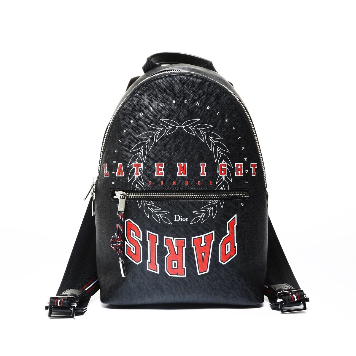 Authentic Christian Dior Dior Homme Backpack Â· Daypack black WS29001