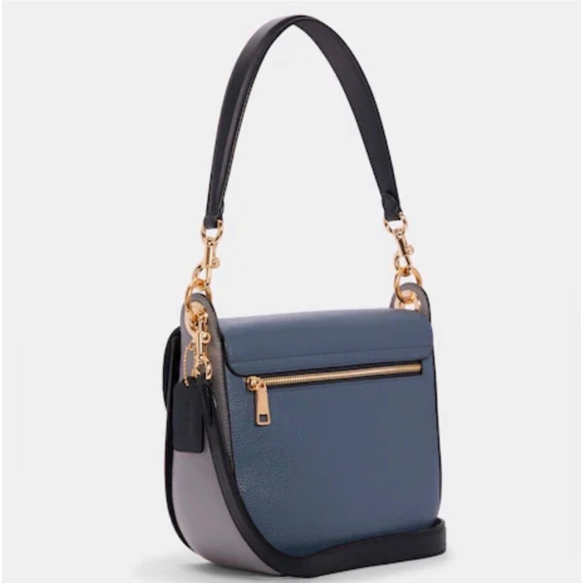 Coach Kleo Shoulder Bag 23 in Smooth, Pebbled and Sueded Leather