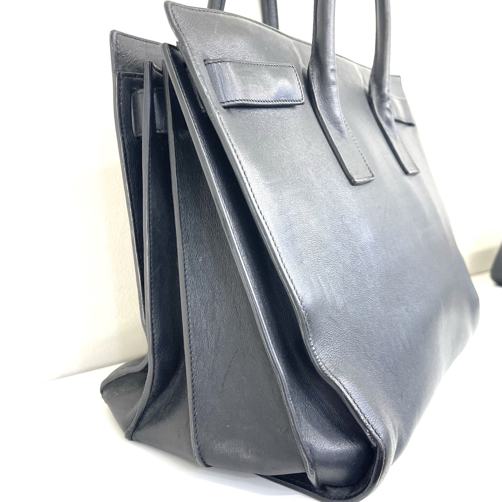 Authentic Yves Saint Laurent (YSL) LARGE Sac De Jour Black – Fair Condition