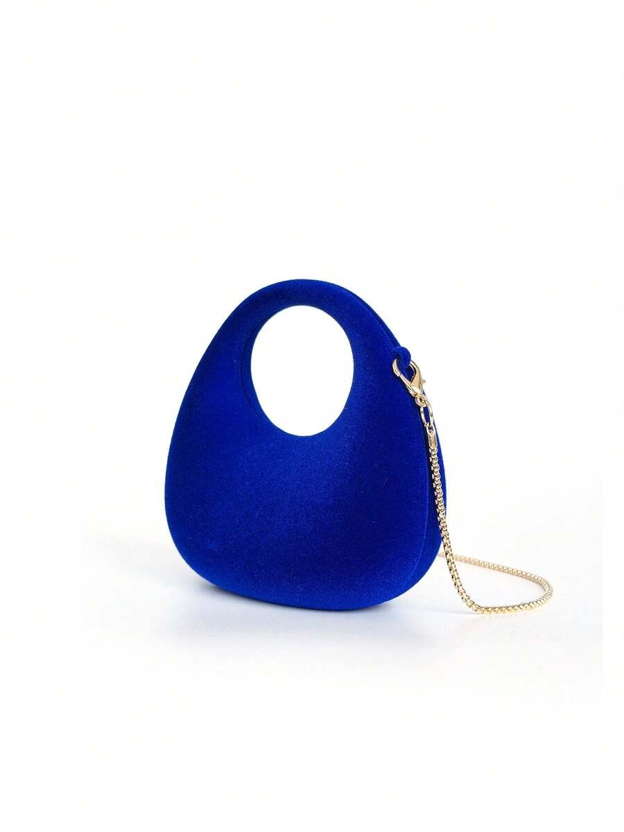 Acrylic Crescent Moon Bag Women Hobo Clutch Chain Crossbody Party Purse