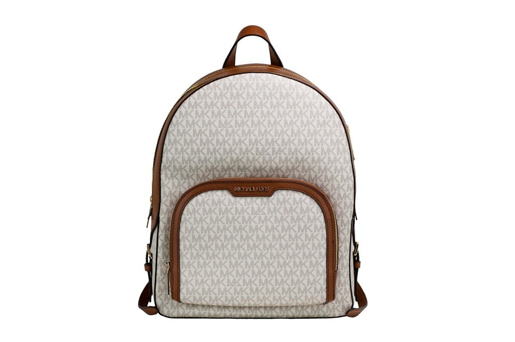 Michael Kors Jaycee Large Vanilla Shoulder Backpack Bookbag