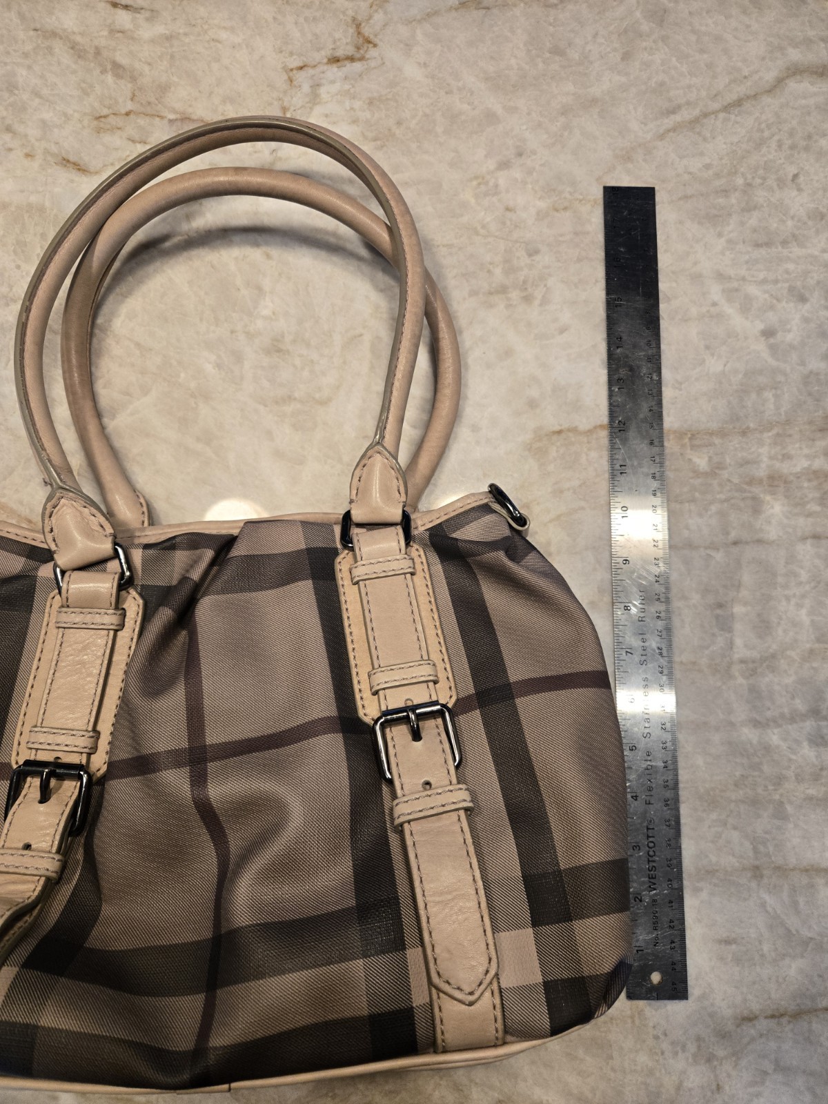 Authentic BURBERRY Check Northfield Tote