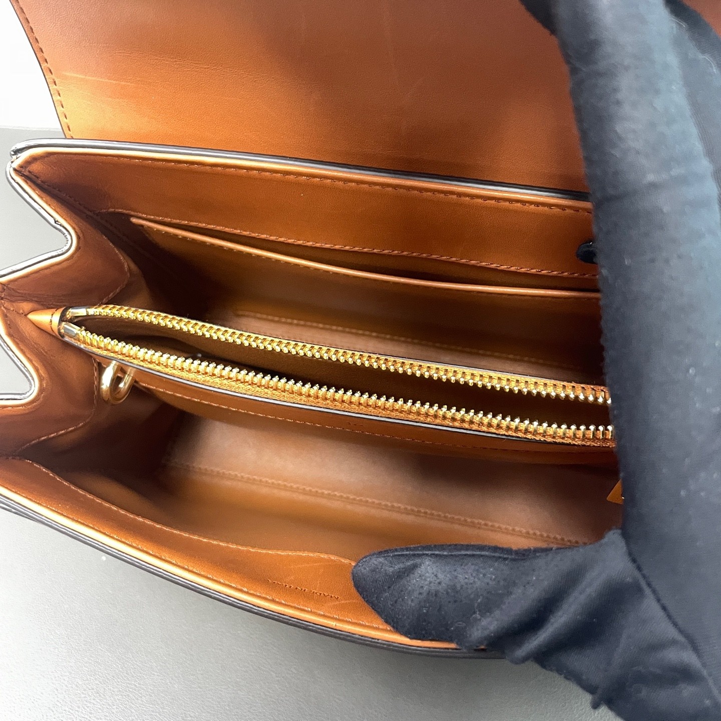 Celine 2022 Soft 16 Small Caramel Smooth Calf Leather 3 Way Bag Duty Paid