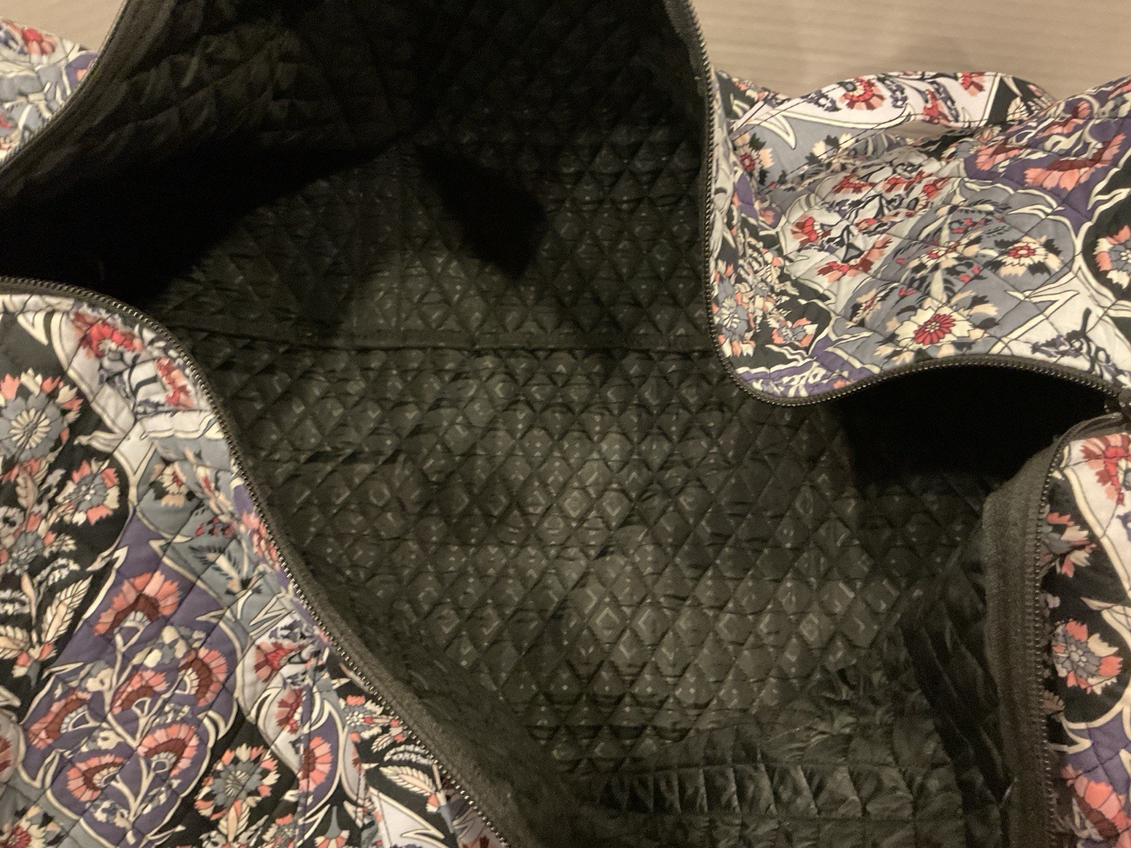 NWOT ~ Vera Bradley Ornate Blooms X-Large Travel Duffel Bag 15X26X10 HUGE!!!