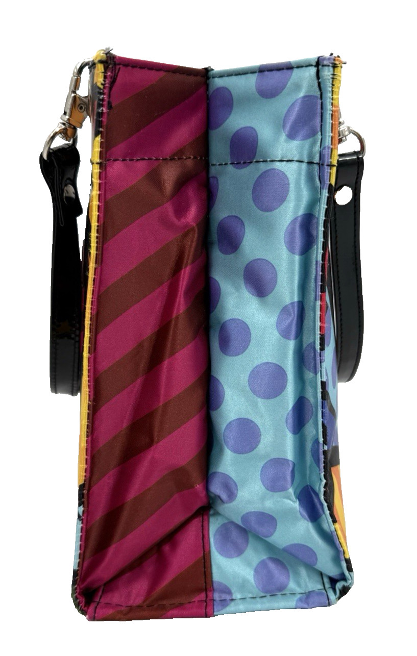 ROMERO BRITTO A NEW DAY Heart Tote Bag Colorful Collectible