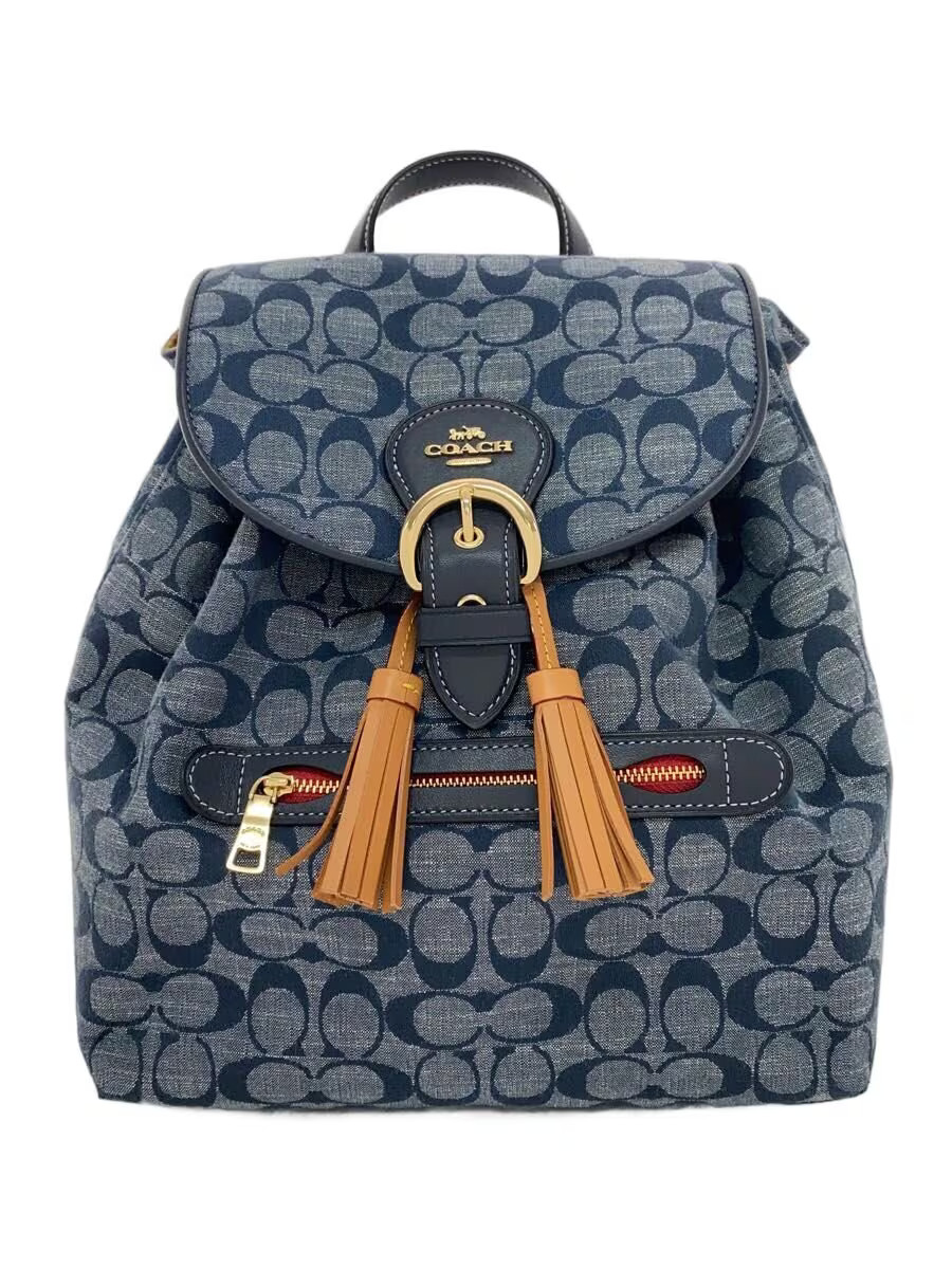 COACH Signature Shambray Cleo Backpack Backpack Denim IDG C8162 from Japan