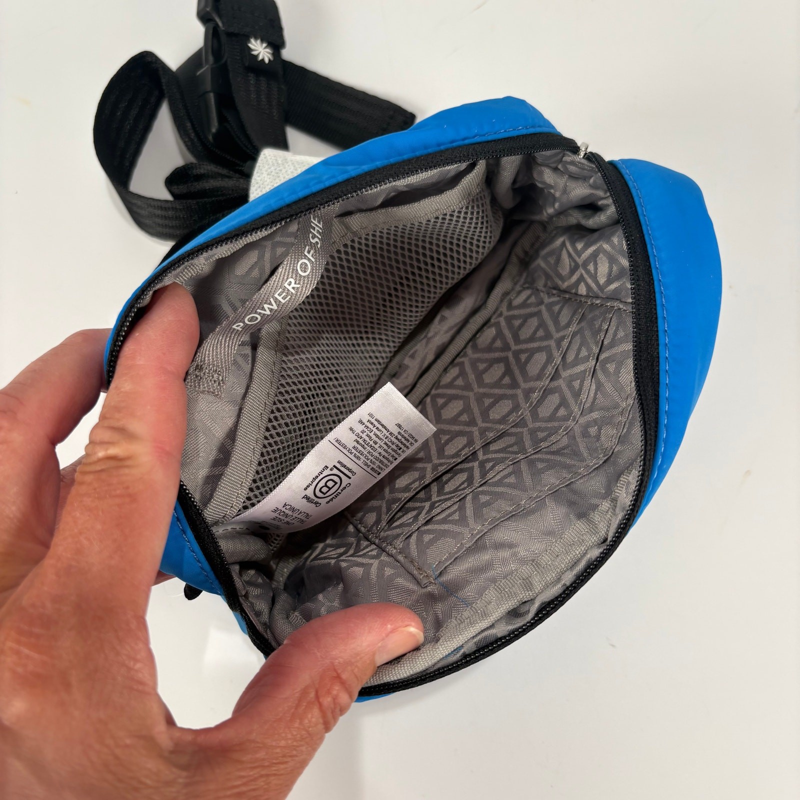 NWT Athleta All About BELT BAG Chest Crossbody Bag Fanny Pack Ultramarine Blue