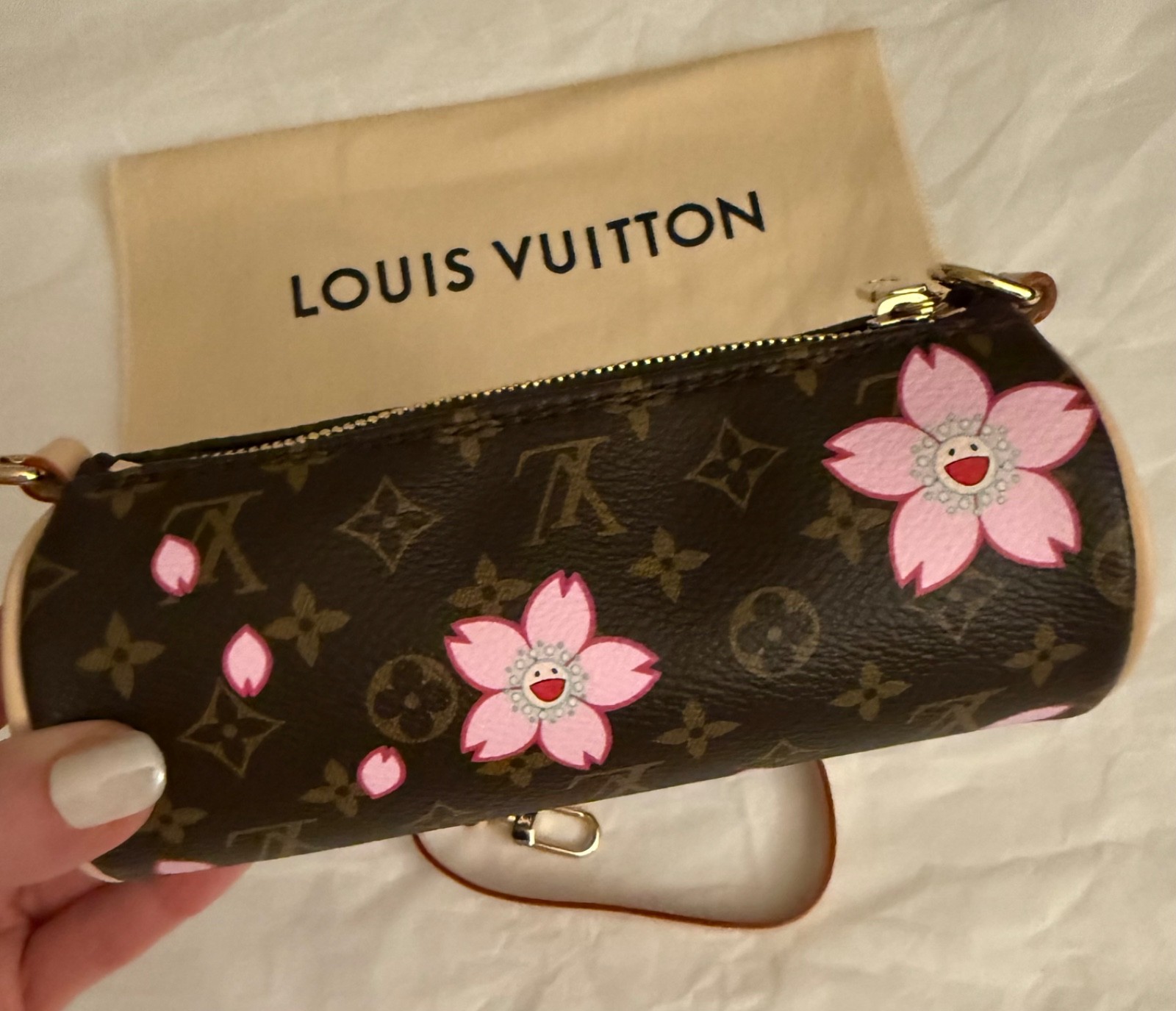 Louis Vuitton Murakami Cherry Blossom Mini Papillon Pouch Pochette LV x TM 2025