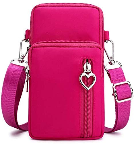 Cellphone Purse Wallet Cross Over Body Bag Shoulder Pouch Wristlet Armband fo…