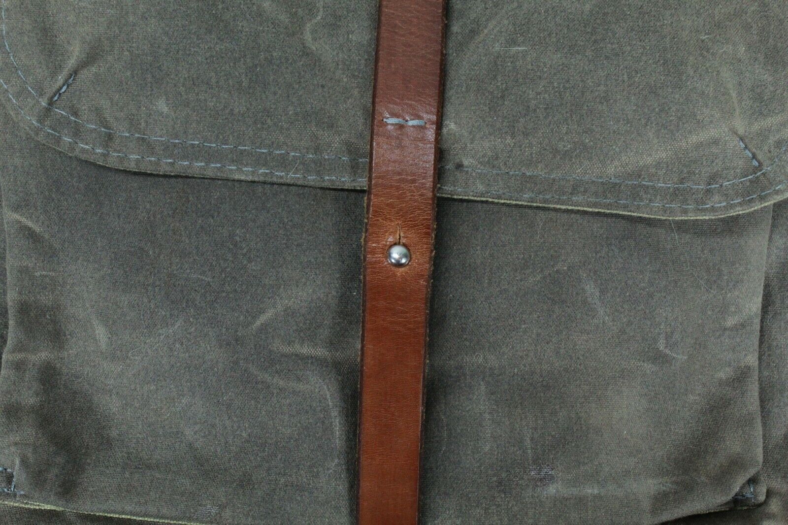 Infusion Green Canvas Adjustable Leather Strap Shoulder Hobo Crossbody Bag