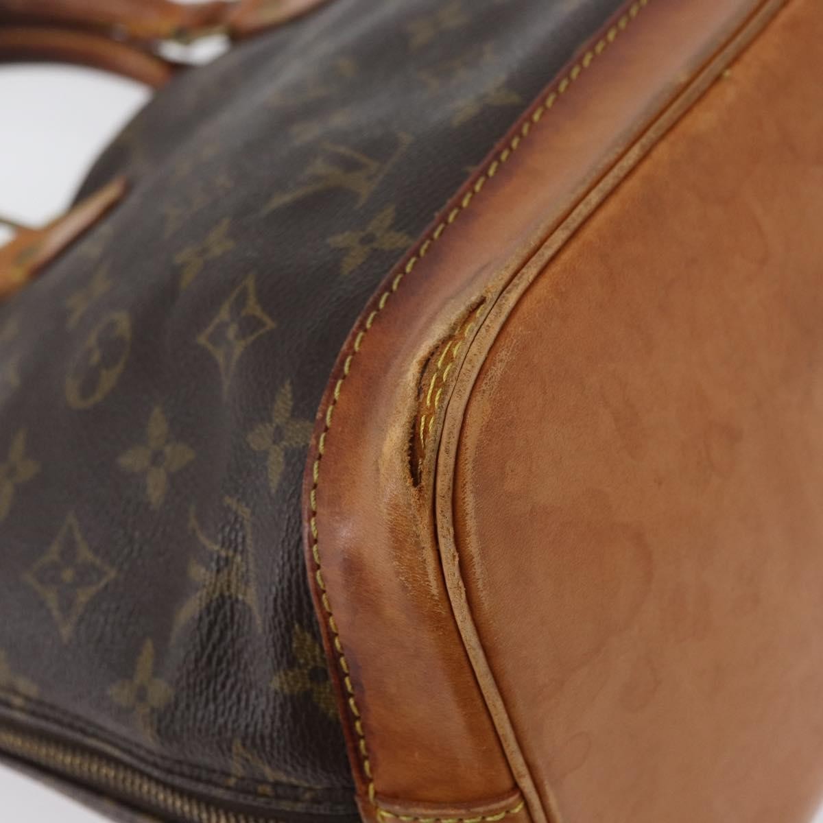 LOUIS VUITTON Monogram Alma Hand Bag M51130 LV Auth LNZ229