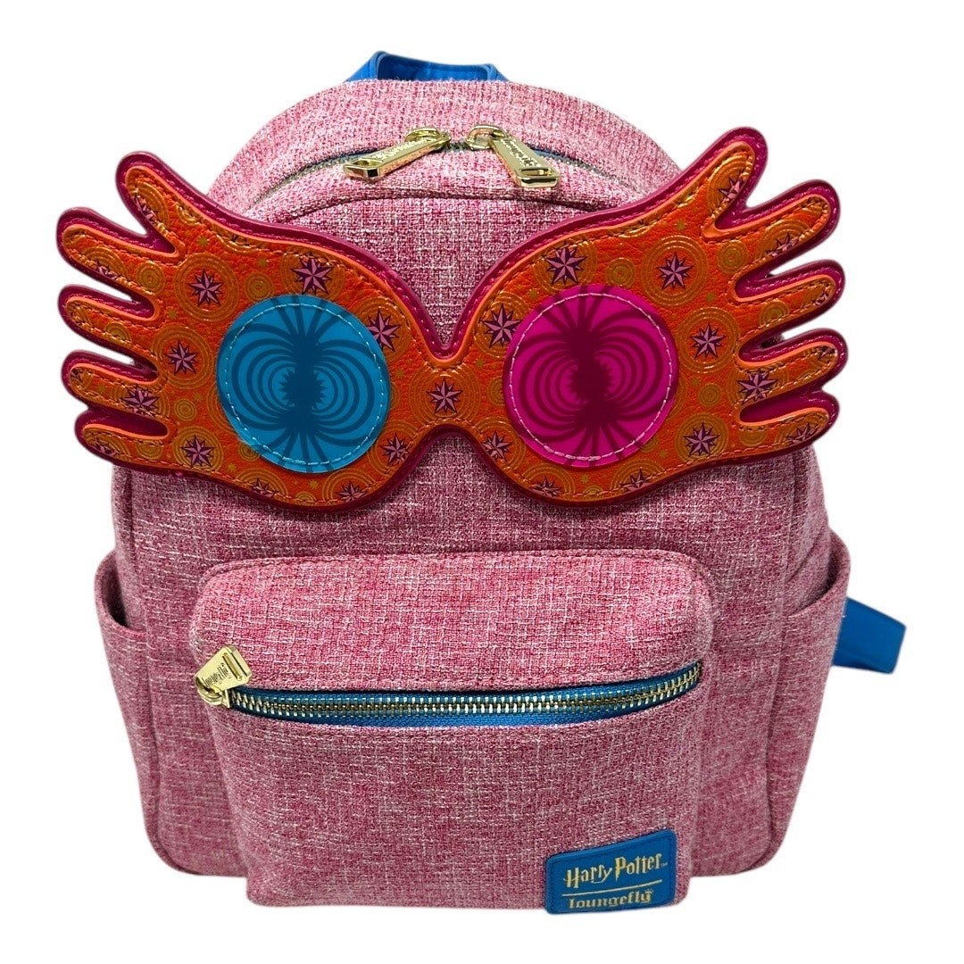 Loungefly Harry Potter Luna Lovegood Glasses Mini Backpack Pink Blue