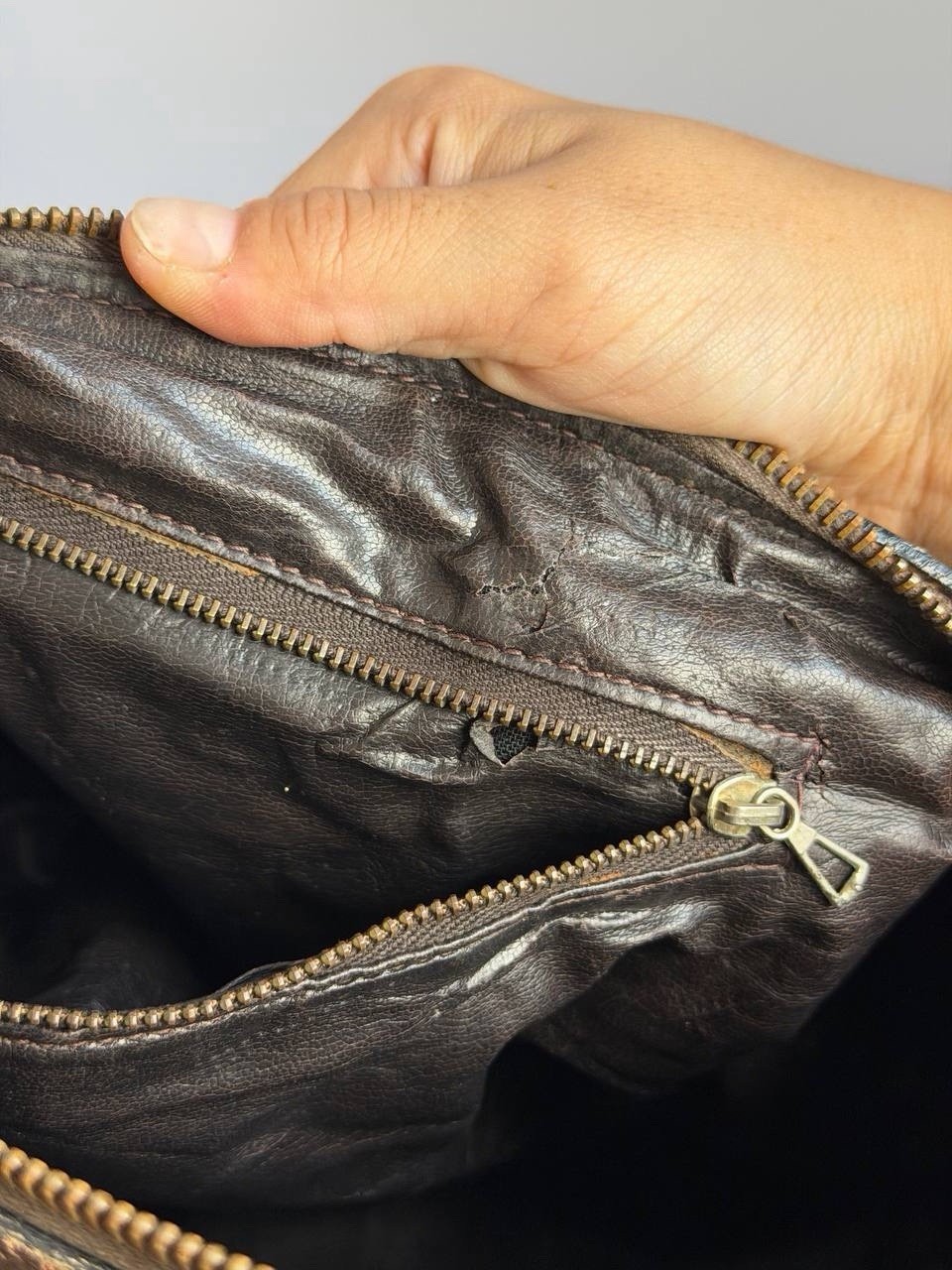 Vintage Old Celine Boston Bag Monogrammed Canvas
