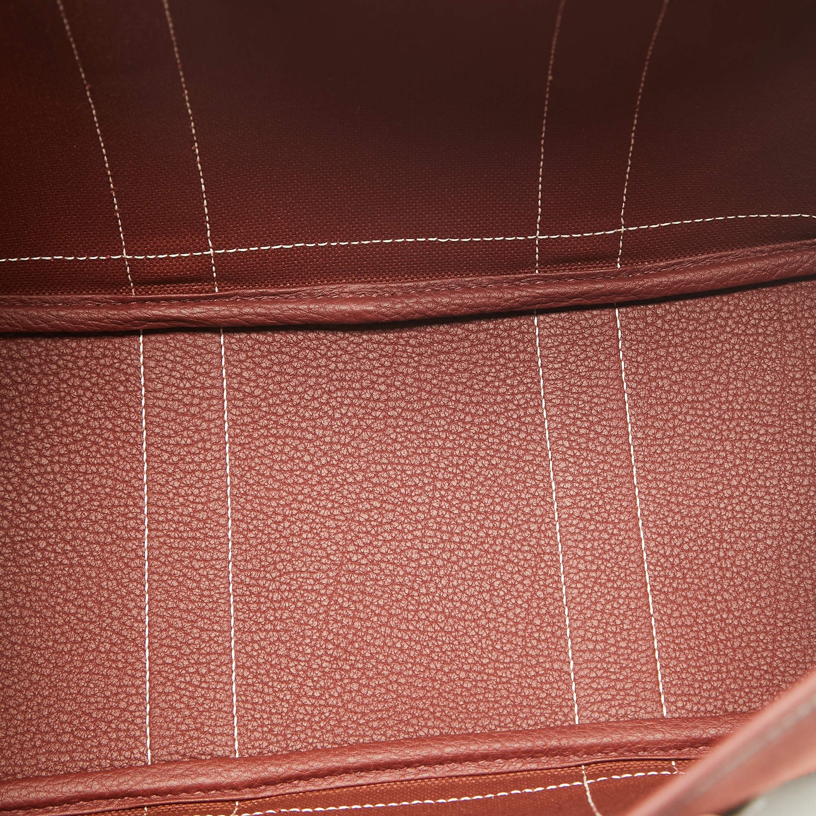 Hermes Garden Party 30 Rouge H Militaire Toile and Negonda Leather Tote