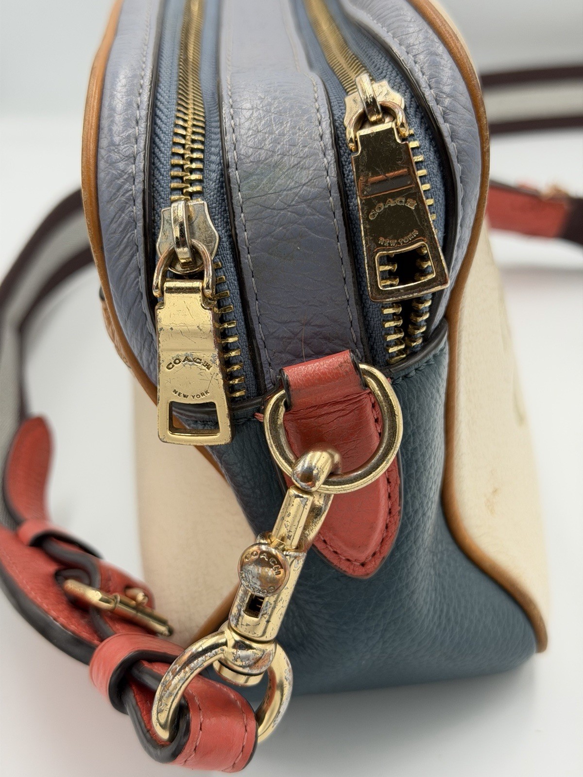 Coach Jes Crossbody Bag Color Block