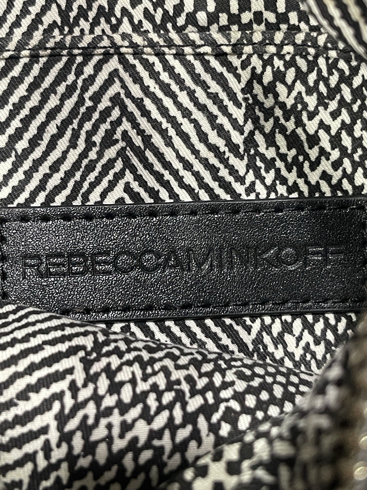 Rebecca Minkoff Gray Solid Small Crossbody Bag Chain Strap Silver Hardware Zip