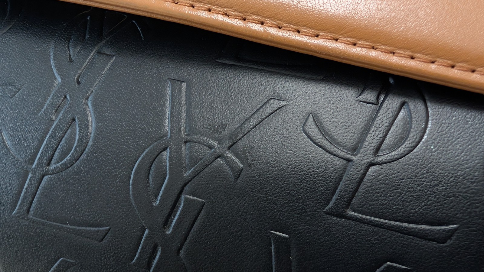 Yves Saint Laurent Hand bag PVC Leather Purse Vintage YSL
