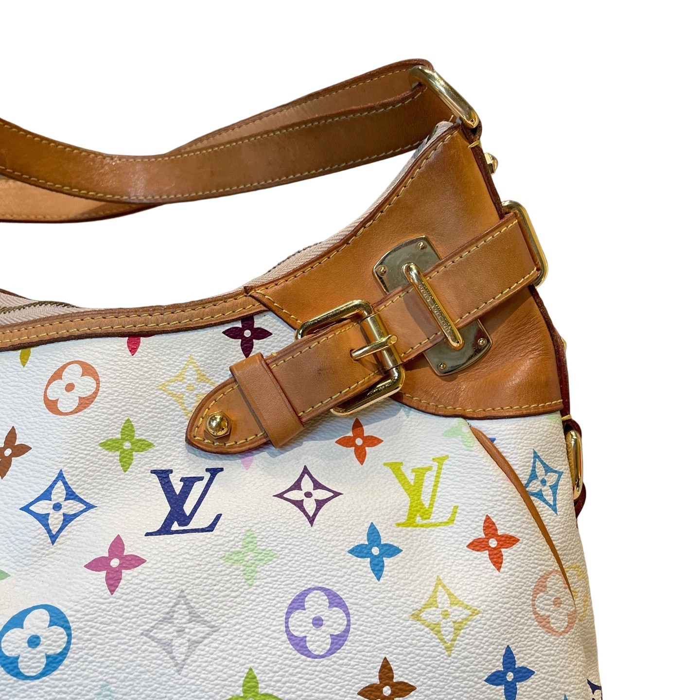 Louis Vuitton Greta Satchel Multicolor Monogram Canvas