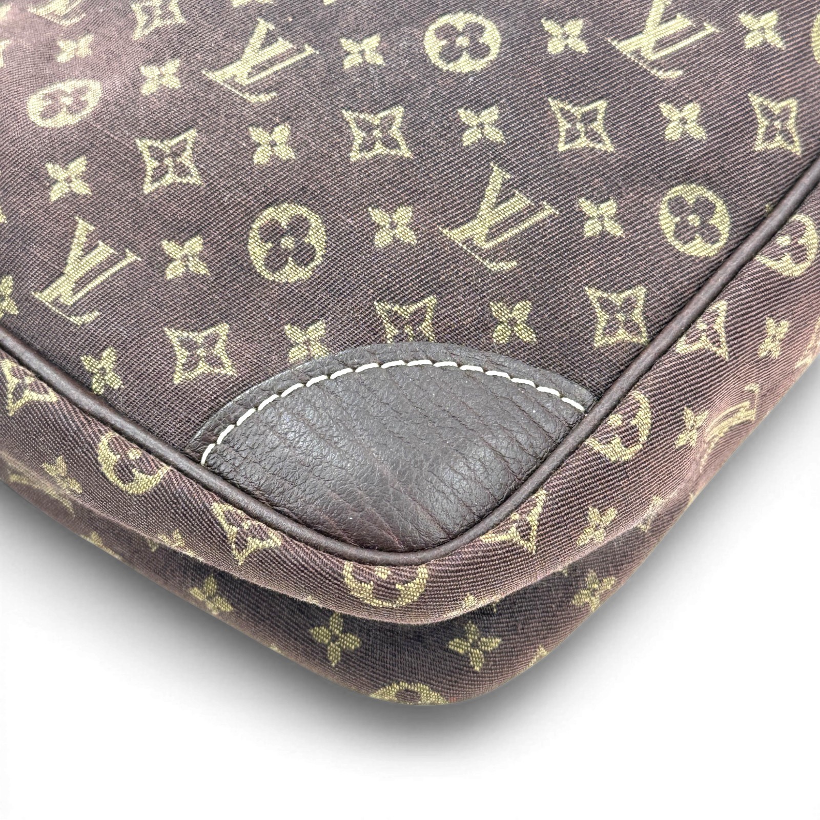 LOUIS VUITTON Danube Monogram Mini Canvas Ebene Crossbody Shoulder Bag M95228