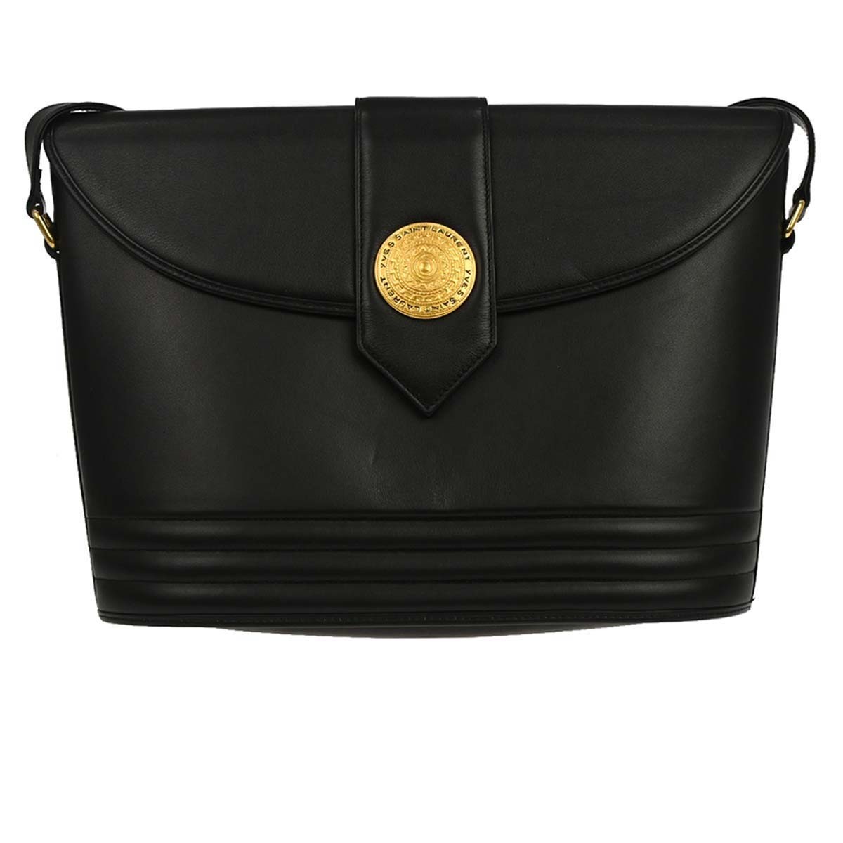 Yves Saint Laurent Black Leather Shoulder Bag 187243