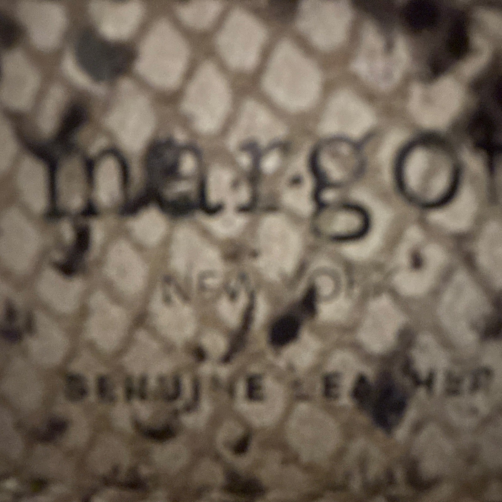 Margot Beige/Black Snake Animal Print Crossbody Bag Zip Detachable Strap