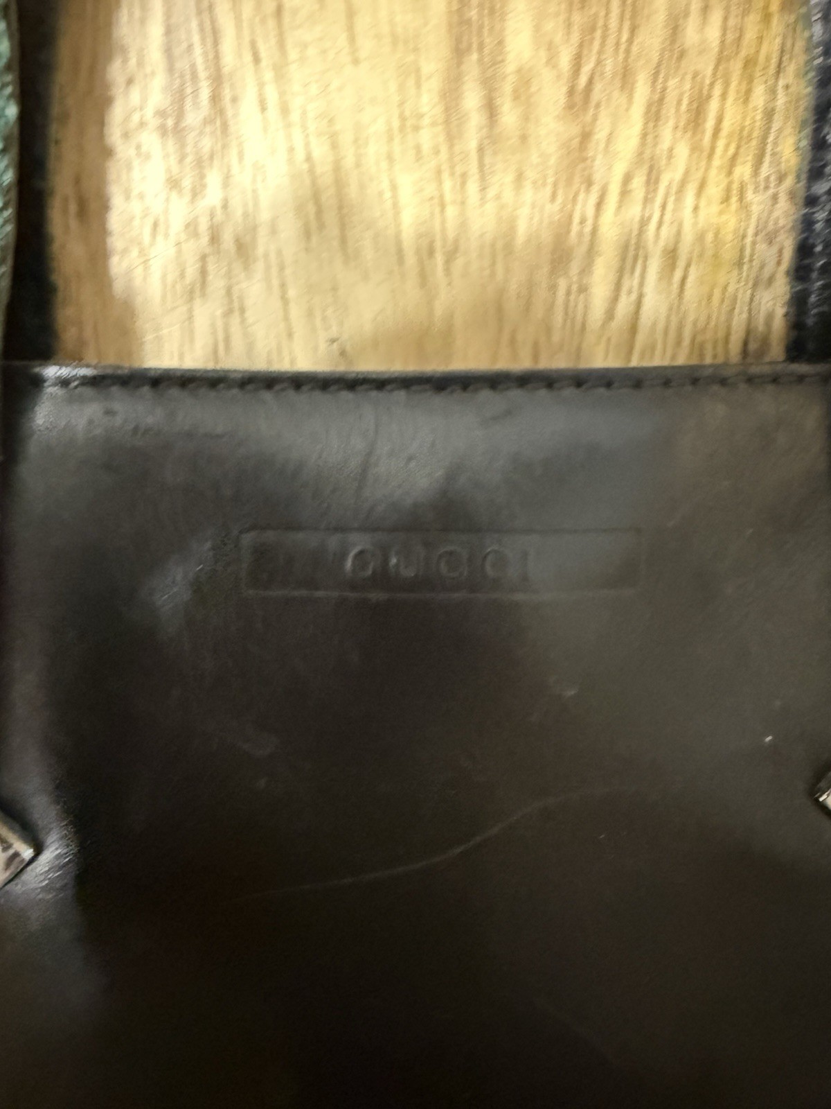 Gucci Black Tote Web Stripe Top Handle Zip, Inner Pockets, Silver HW