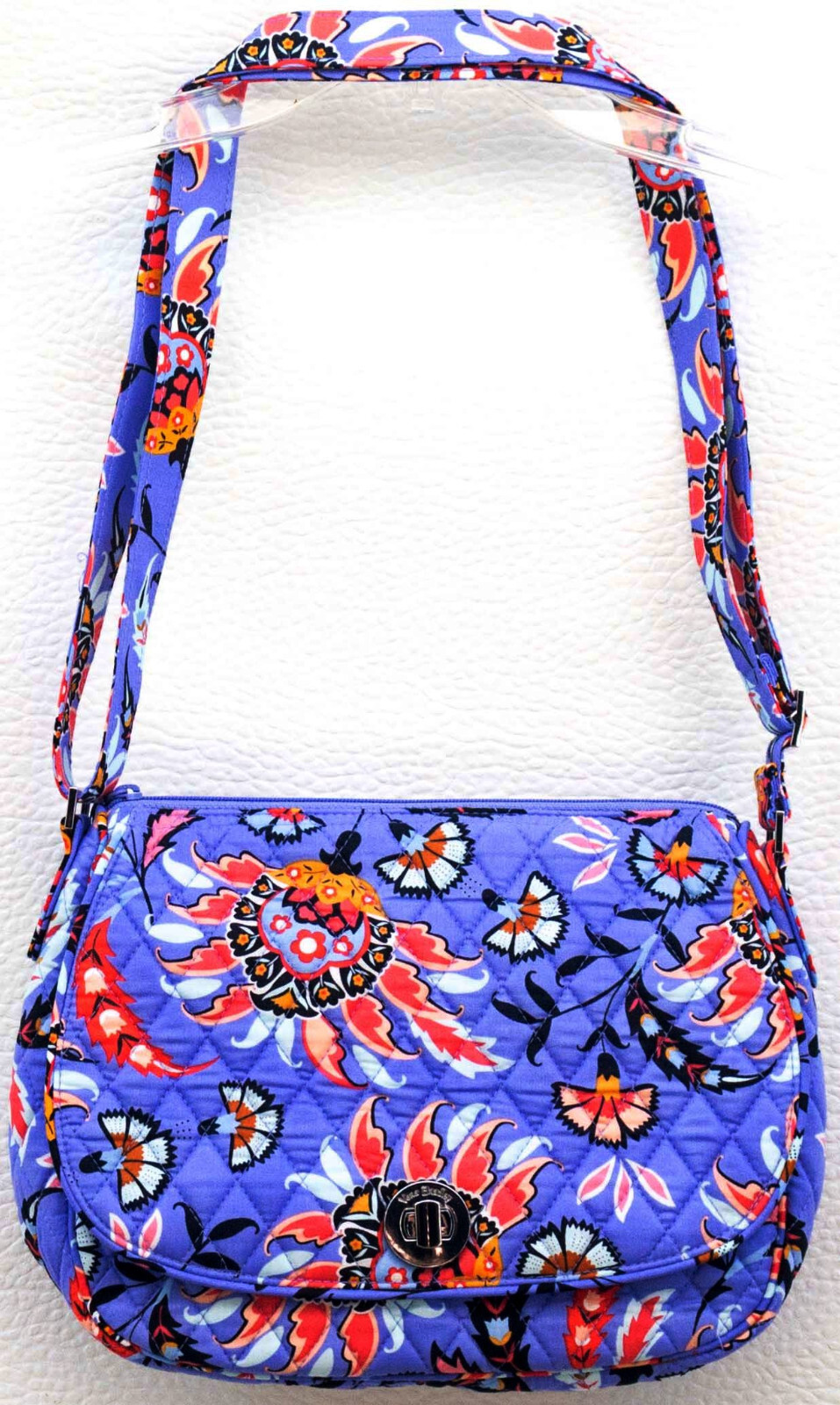Vera Bradley Saddle Crossbody Shoulder Bag in Mural Garden. NWT