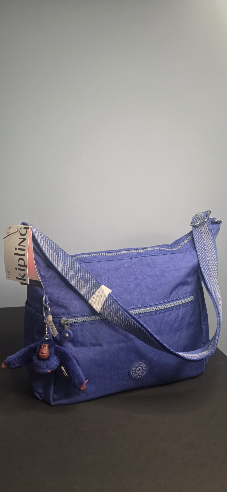 Kipling Alenya Crossbody Shoulder Bag HB6628 Navy Mist NWT $119