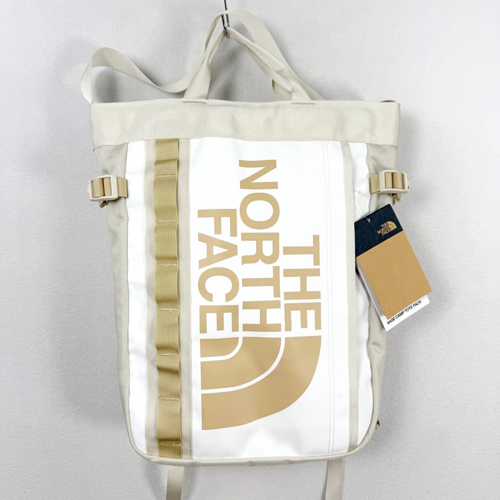The North Face Base Camp Tote Pack Backpack White Ash/Calac NF0A8BK7N8V – NEW