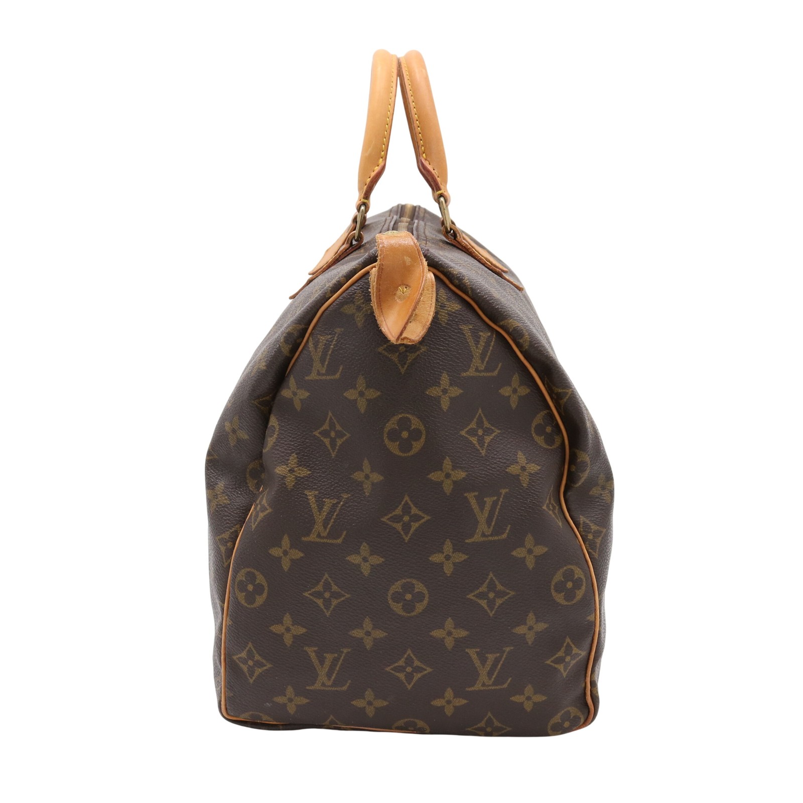 Authentic Louis Vuitton M41106 Speedy 40 Brown Monogram Handbag Serial SP1902