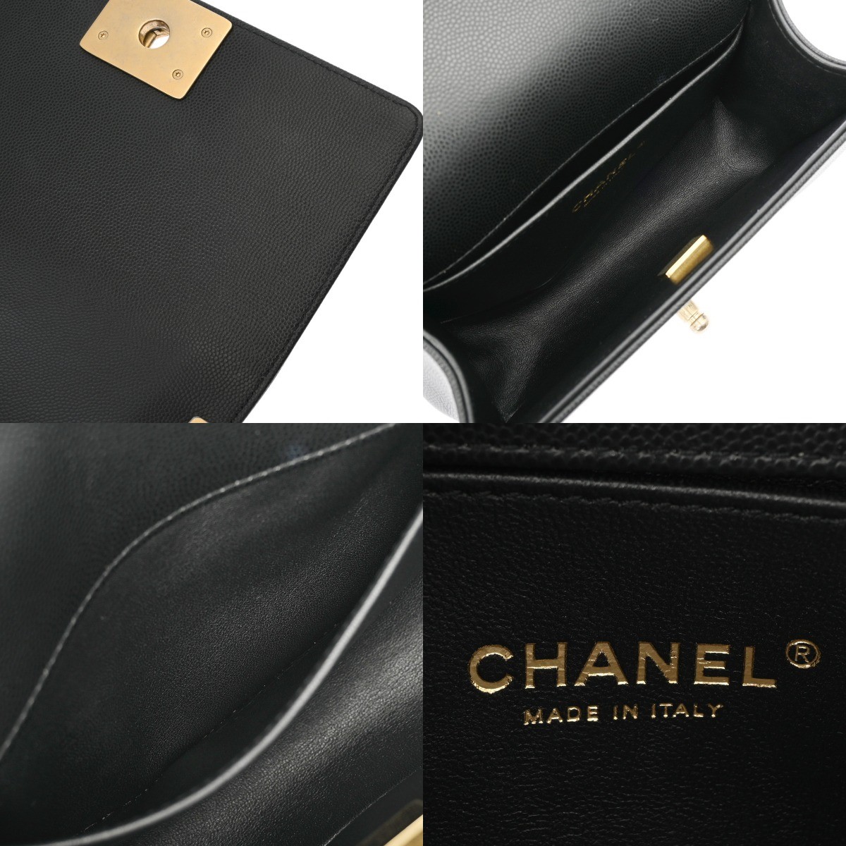 CHANEL Small Handbag 7.9″ A67085 Boy chanel black Women Shoulder Bag