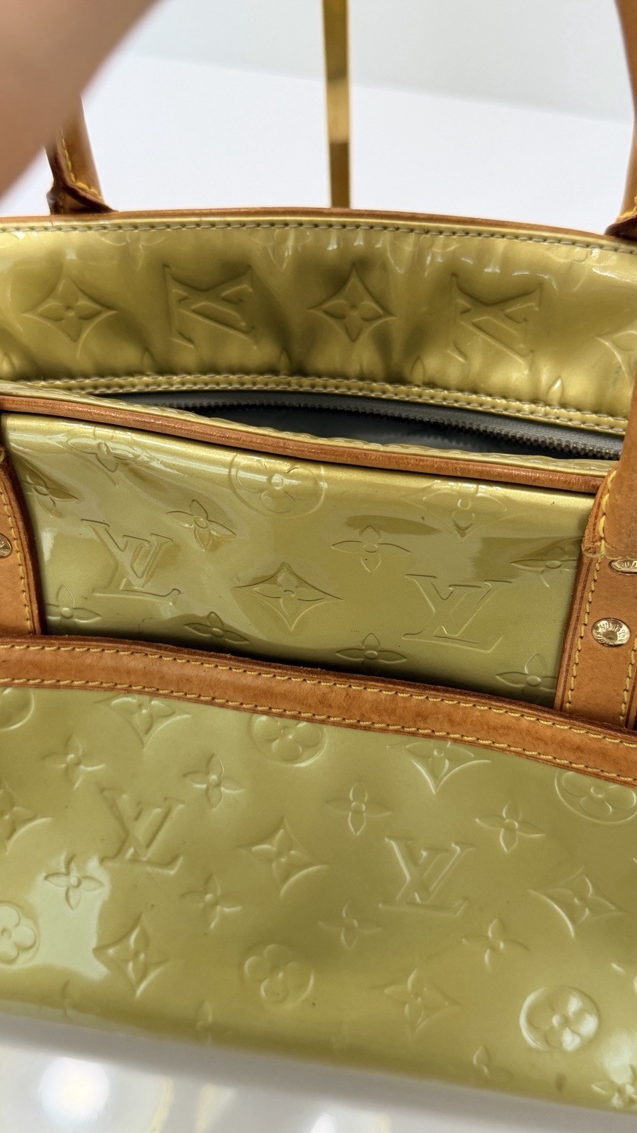 Authentic Louis Vuitton Monogram Vernis Tompkins Bag France