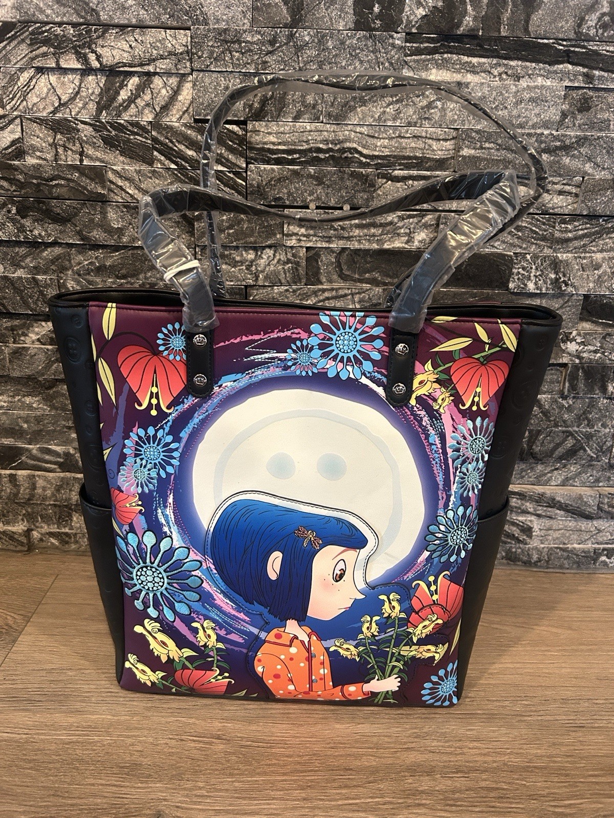 Loungefly Coraline Floral Garden Glow in the Dark Tote Bag – Limited Edition NWT