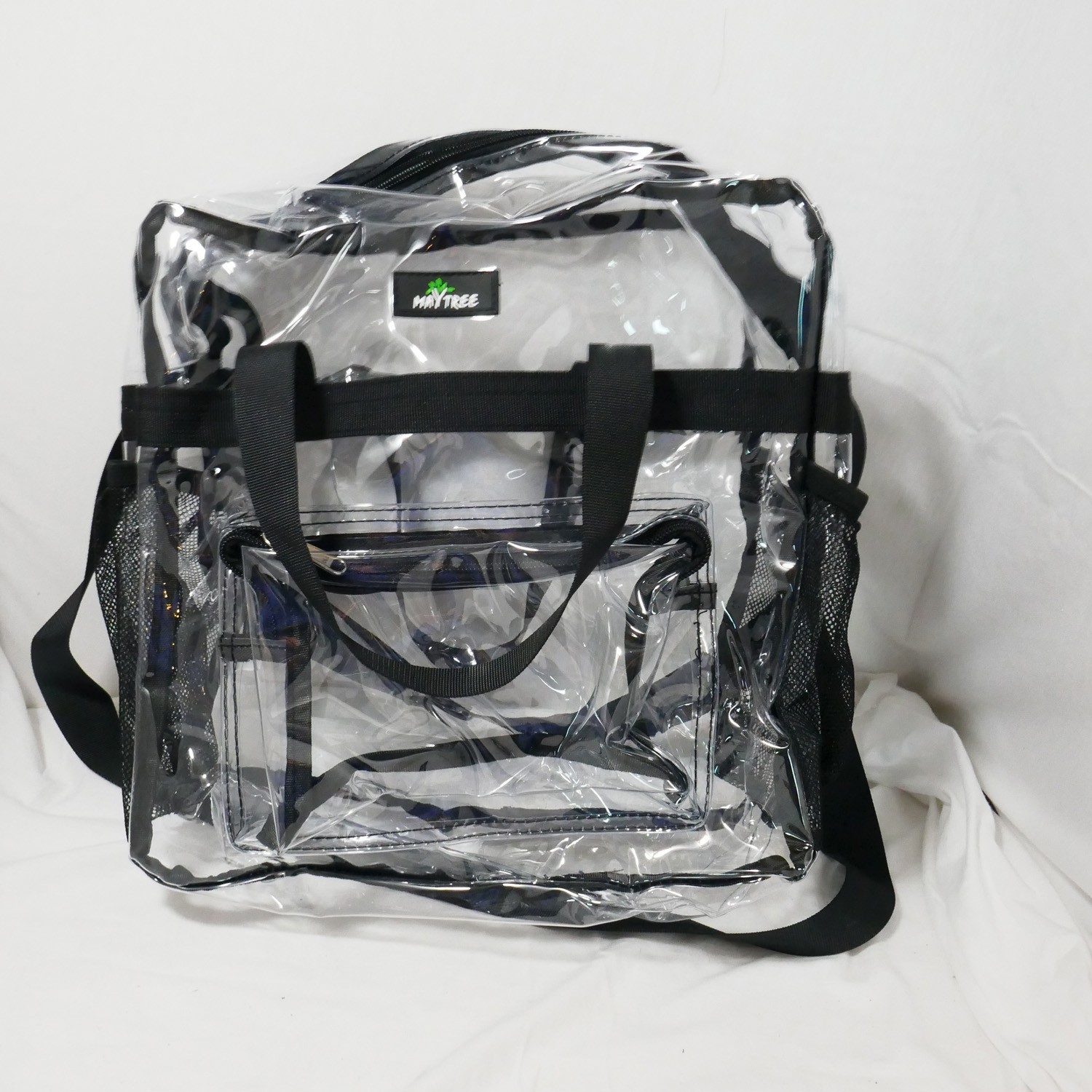 Clear PVC Bag 12x12x6 Stadium Approved Tote for Sports Events Festivals