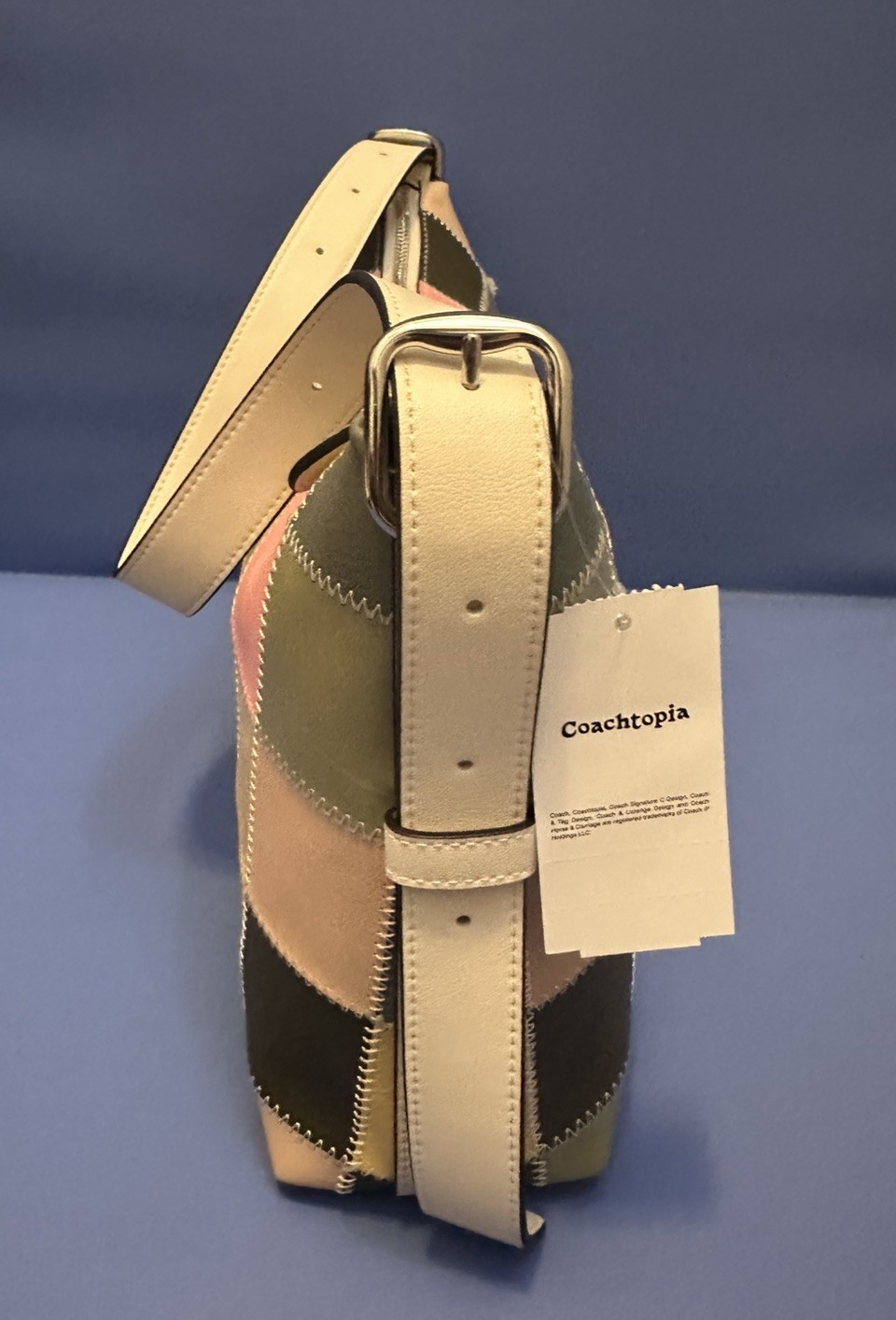 NWT Coach Coachtopia Alter/Ego Slouchy Shoulder Bag CFI67-Pink/Olive Multi -NWT