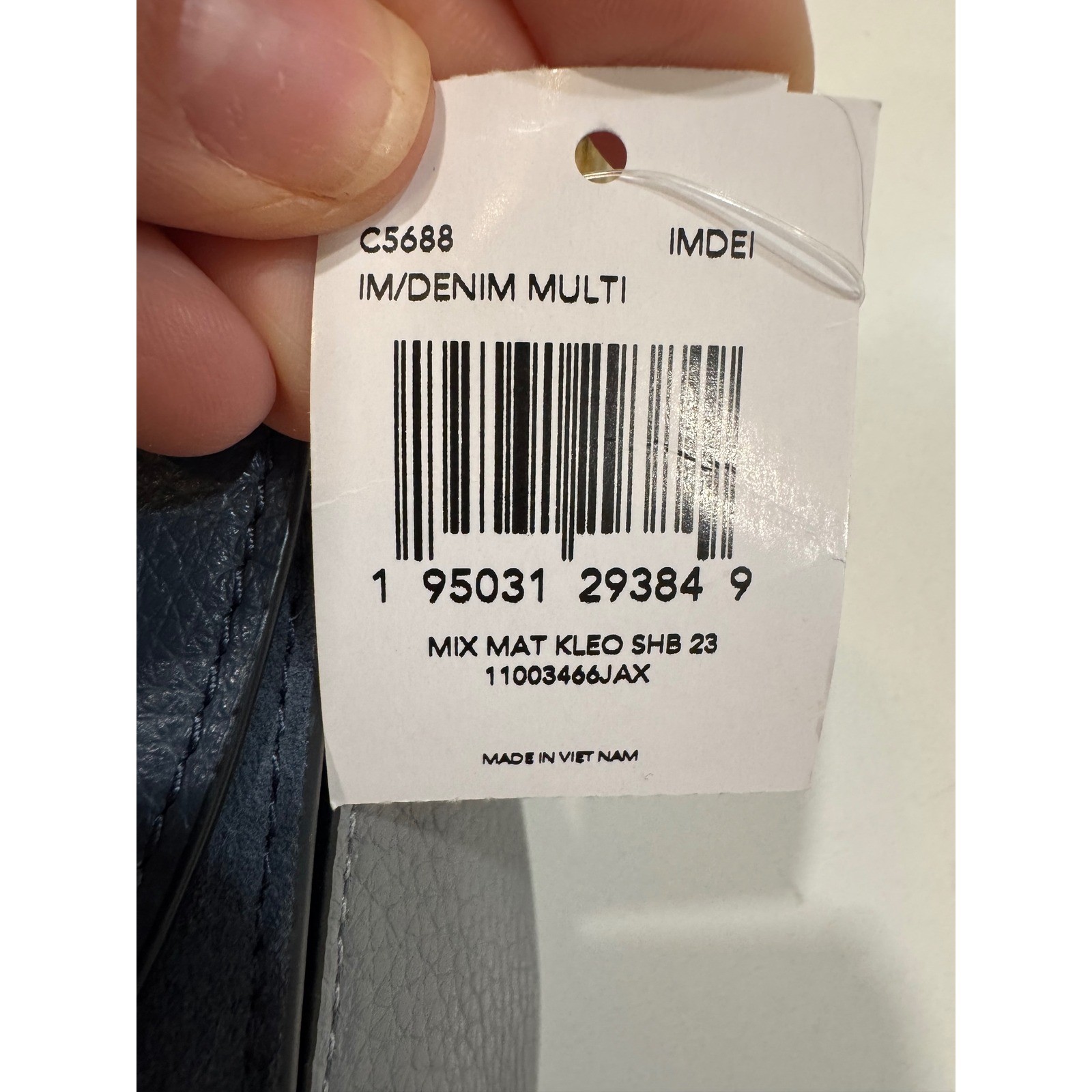 Coach Kleo Shoulder Bag 23 in Smooth, Pebbled and Sueded Leather