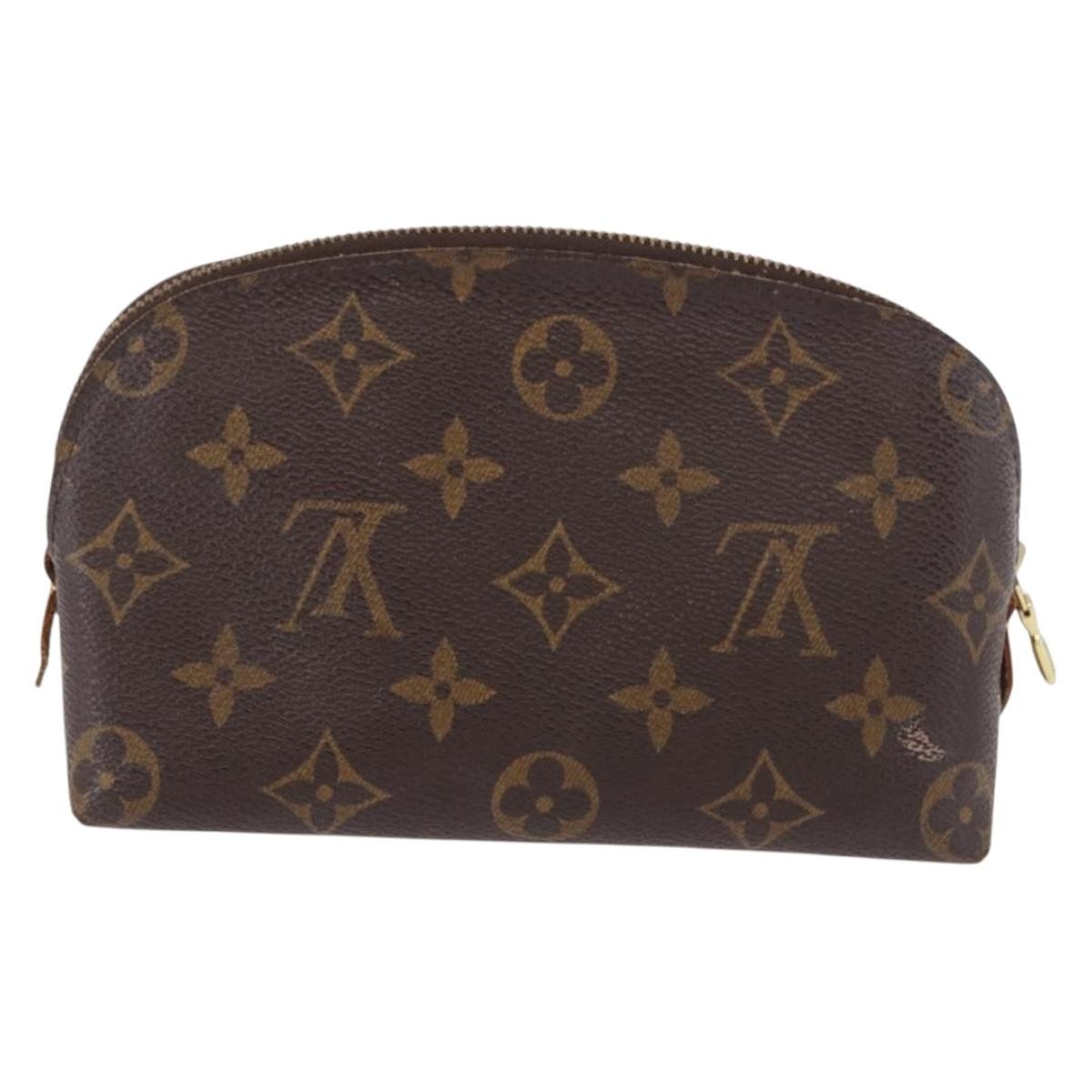 LOUIS VUITTON Monogram Pochette Cosmetic PM Cosmetic Pouch M47515 LV Auth 194126