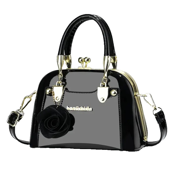 Korean Style Steel Frame Crossbody Bag with Large Capacity Phone & Coin Purse